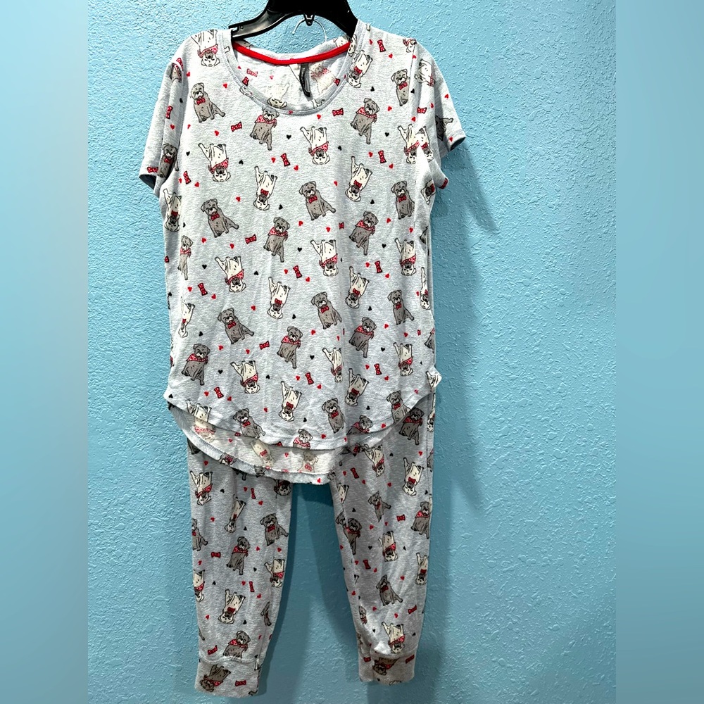 Slightly used puppy printed Jaclyn Intimates kid’s PJs.